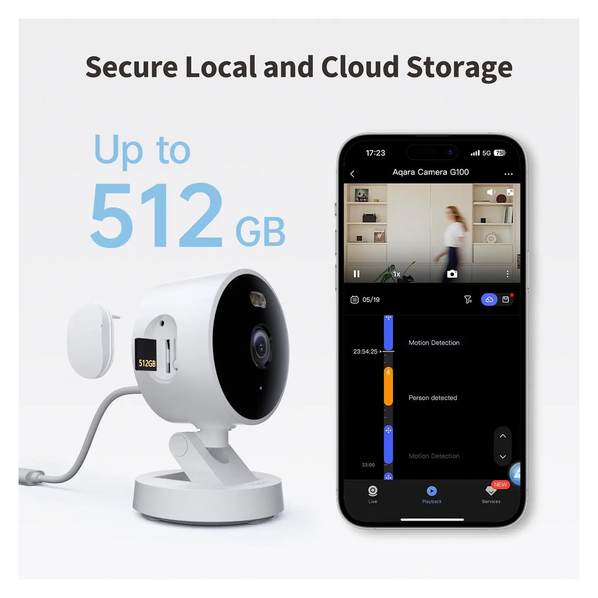 Aqara Camera G100 Select Überwachungskamera schwarz