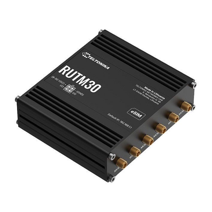 TELTONIKA NETWORKS RUTM30 DUAL SIM eSIM 5G/4G/LTE/3G Router