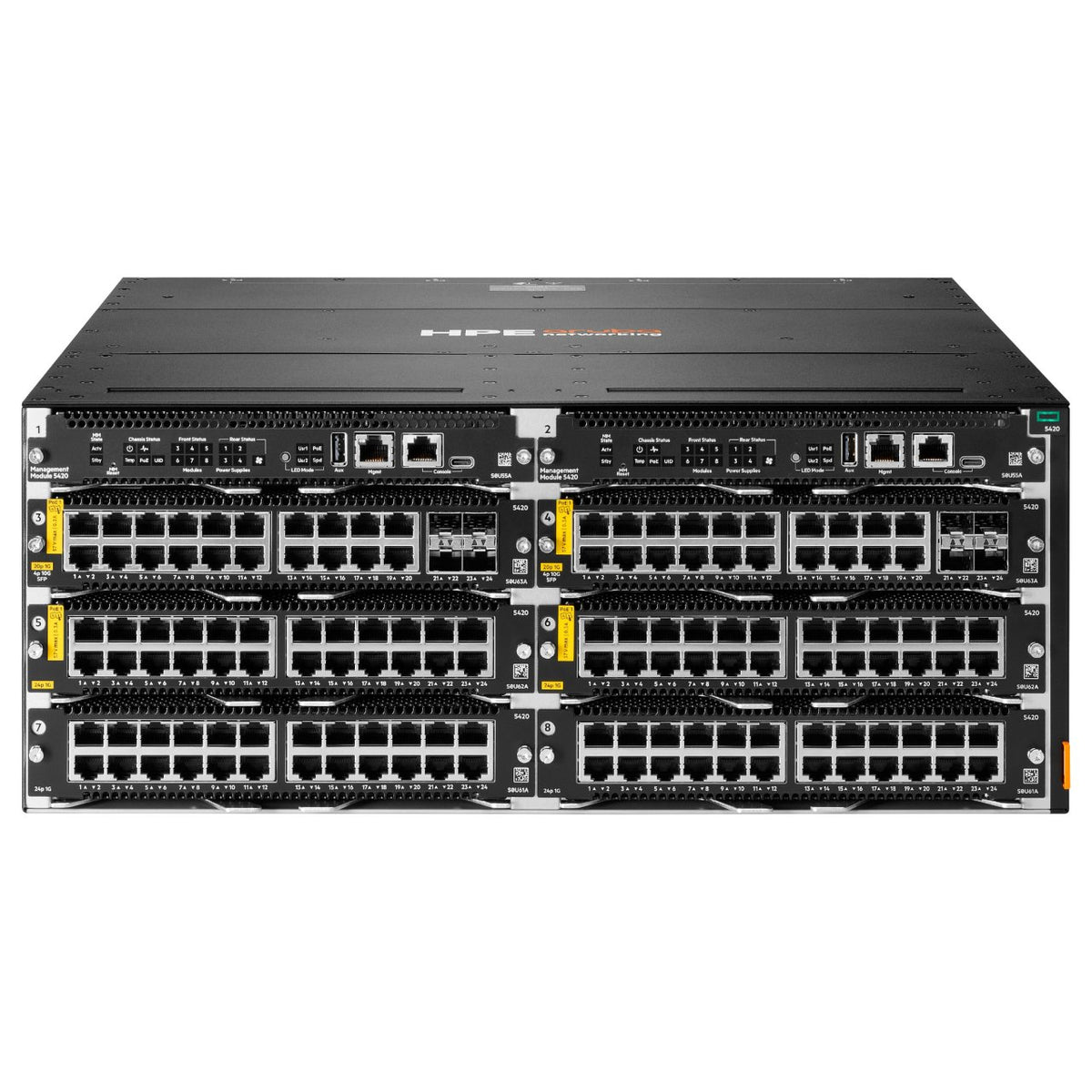 HPE Aruba Networking CX 5420 6-slot Switch