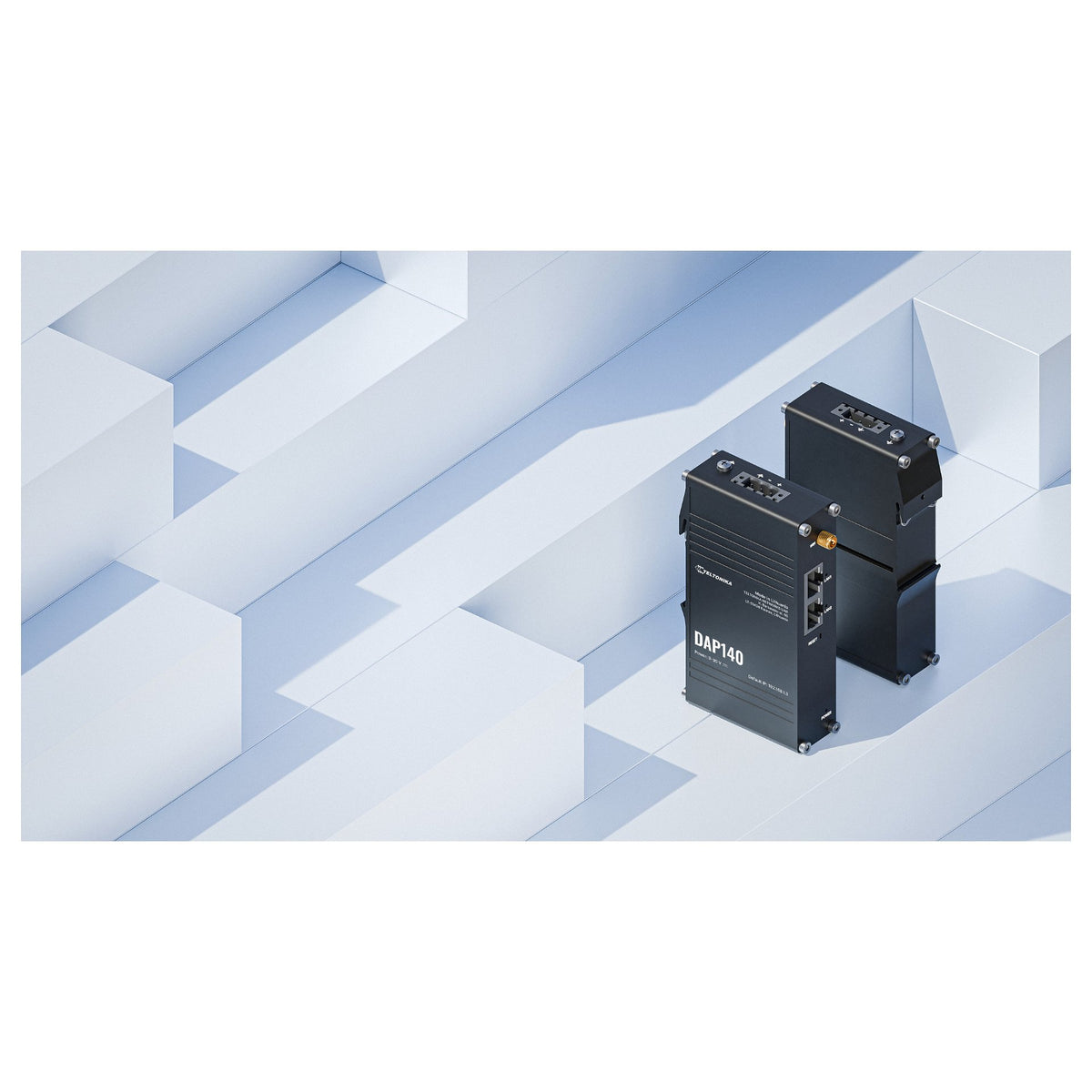 Teltonika · Accesspoint · DAP140 · 2x1 · Wi-Fi 4 · 300Mbit · 2x 10/100 · DIN Rail