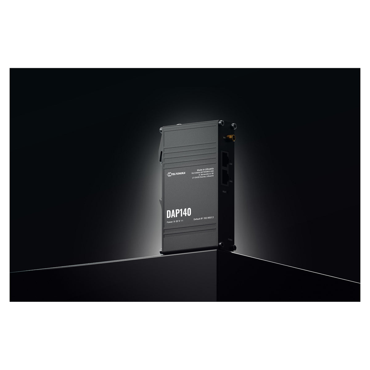Teltonika · Accesspoint · DAP140 · 2x1 · Wi-Fi 4 · 300Mbit · 2x 10/100 · DIN Rail