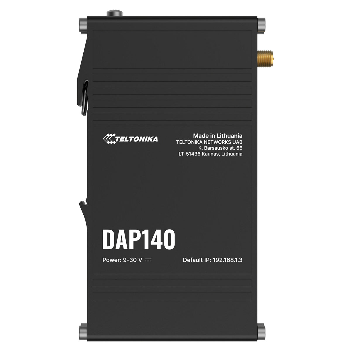 Teltonika · Accesspoint · DAP140 · 2x1 · Wi-Fi 4 · 300Mbit · 2x 10/100 · DIN Rail