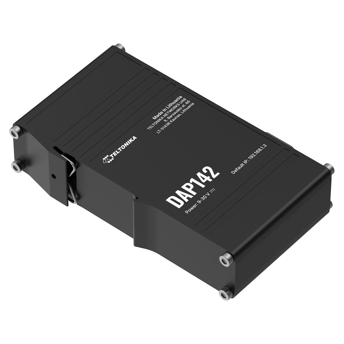 Teltonika · Accesspoint · DAP142 · 2x1 · Wi-Fi 4 · 300Mbit · 2x 10/100 · DIN Rail · RS232