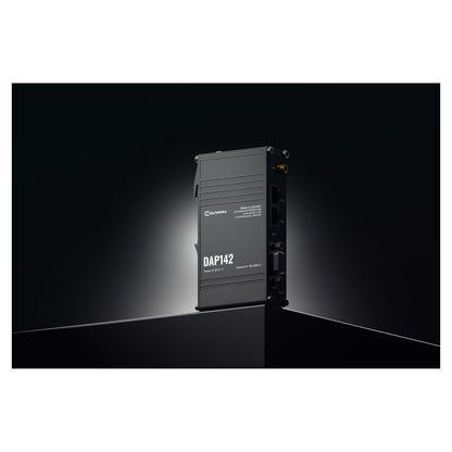 Teltonika · Accesspoint · DAP142 · 2x1 · Wi-Fi 4 · 300Mbit · 2x 10/100 · DIN Rail · RS232