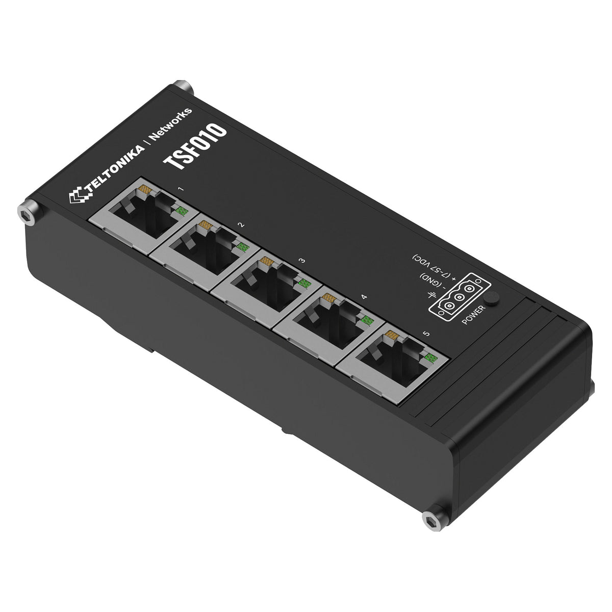 Teltonika · Switch · TSF010 5 Port 10/100 Flat Industrial unmanaged Switch