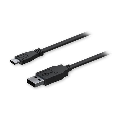 Teltonika USB 2.0 Kabel, USB-A Stecker > Micro-USB Stecker (schwarz, 0,8 Meter)