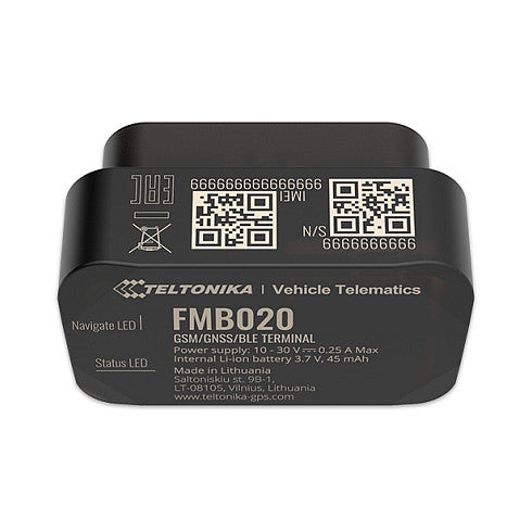 TELTONIKA TELEMATICS FMB020 OBD Plug & Play