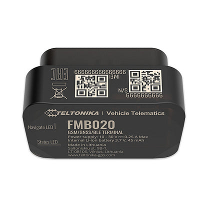 TELTONIKA TELEMATICS FMB020 OBD Plug & Play