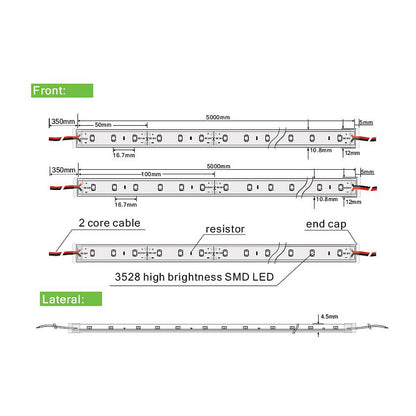 Synergy 21 LED Flex Strip 3528 - 60 KW DC12V 24W IP65