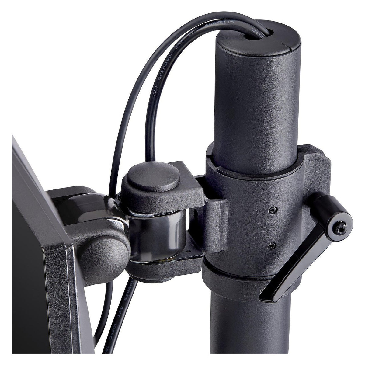 STARTECH.COM Dual Monitorhalterung 124,46cm 49Zoll fur 2 Vertikal Gestapelte Monitore 2x 16 kg VESA Bildschirmhalterung-Monitorarm