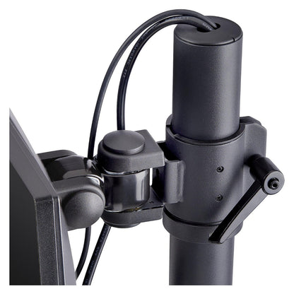 STARTECH.COM Dual Monitorhalterung 124,46cm 49Zoll fur 2 Vertikal Gestapelte Monitore 2x 16 kg VESA Bildschirmhalterung-Monitorarm