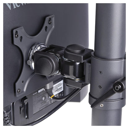 STARTECH.COM Dual Monitorhalterung 124,46cm 49Zoll fur 2 Vertikal Gestapelte Monitore 2x 16 kg VESA Bildschirmhalterung-Monitorarm