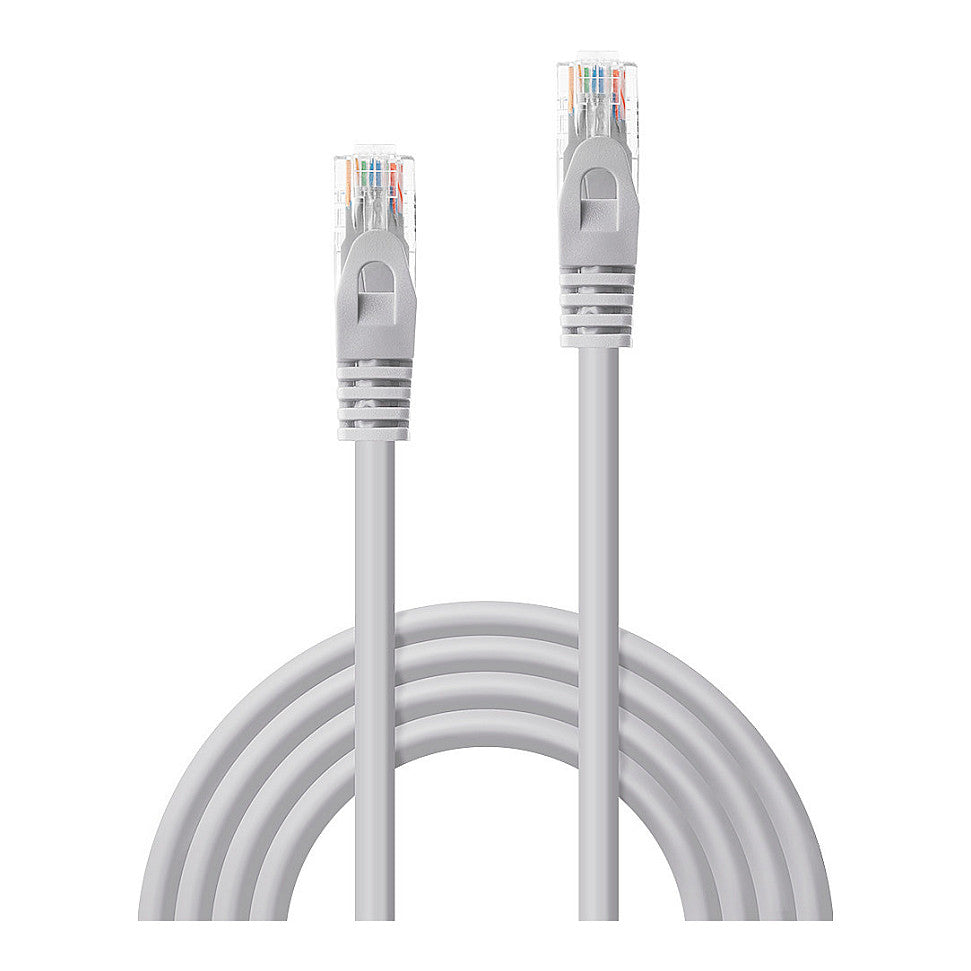 LINDY Patchkabel Cat6 U/UTP Basic grau 2.00m