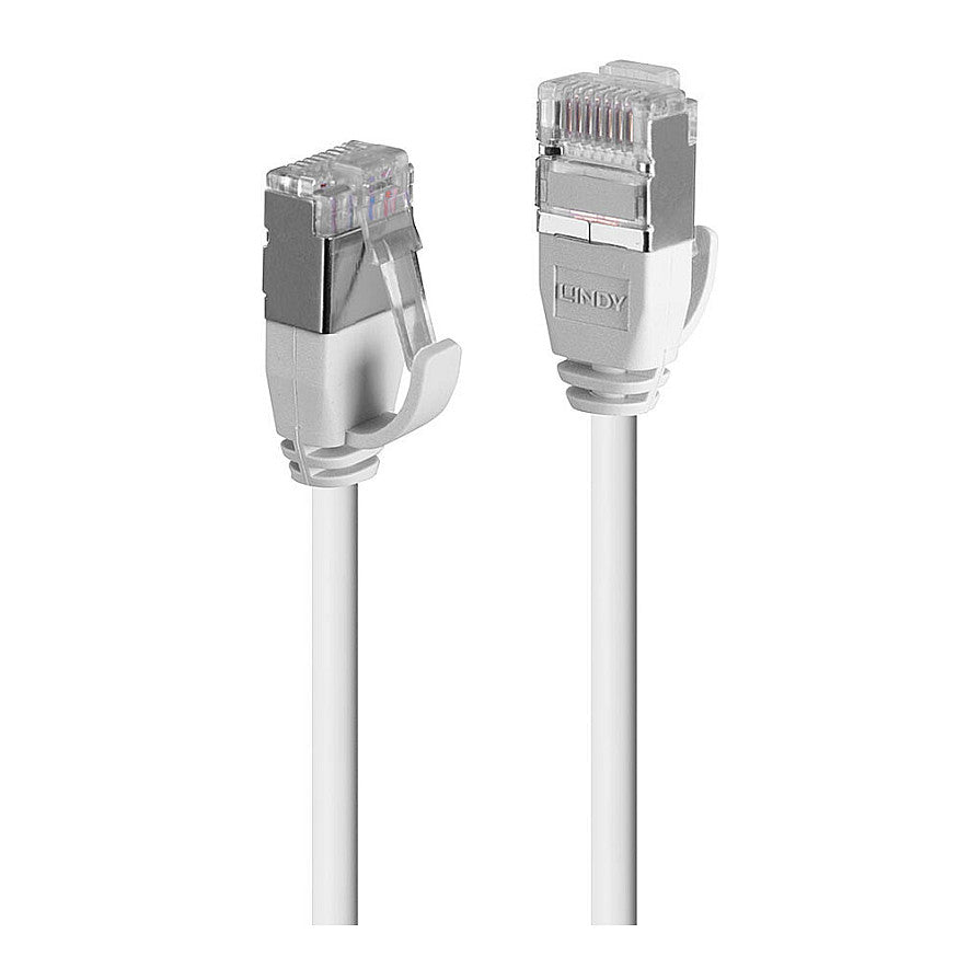 LINDY Patchkabel Cat.6A F/UTP Ultra Slim grau 1,5m