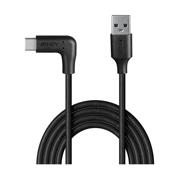LINDY 1.5m USB 3.2 Typ A an C Kabel 90 Grad gewinkelt