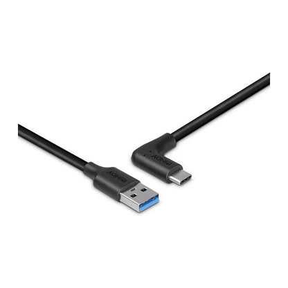 LINDY 1.5m USB 3.2 Typ A an C Kabel 90 Grad gewinkelt