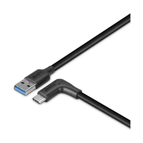LINDY 1.5m USB 3.2 Typ A an C Kabel 90 Grad gewinkelt