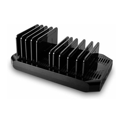 LINDY 10-Port USB-Ladestation 120W, 2xUSB-C 5V3A/8xUSB 2,4A