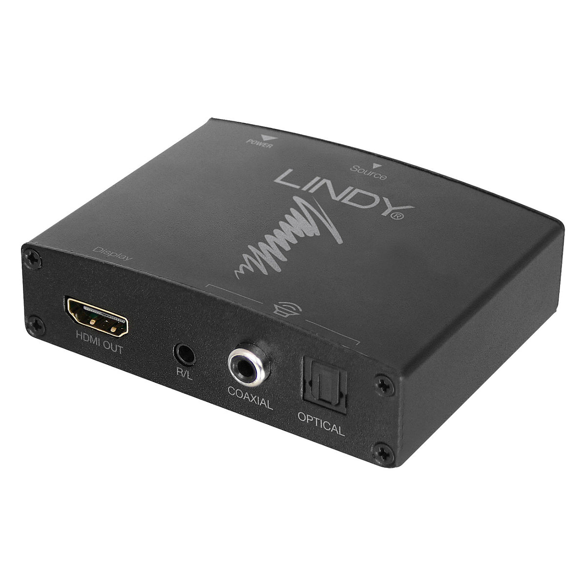 LINDY Audio Extractor HDMI mit Bypass 4K optisch und coaxial