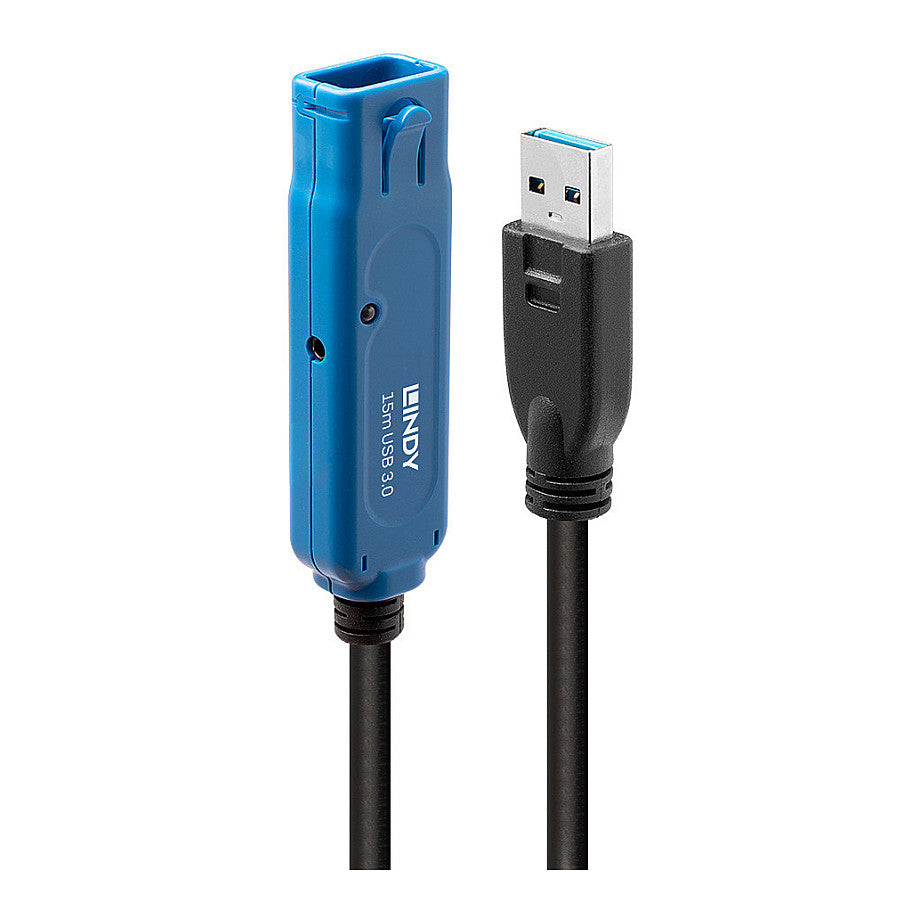 LINDY USB 3.0 Aktiv-Verlängerung Typ A/A Pro M/F 15m