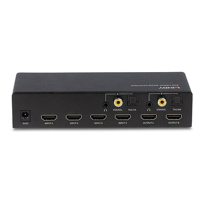 LINDY 4x2 HDMI 2.0 18G Matrix Switch