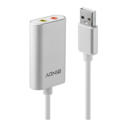 LINDY Audioadapter USB Typ A 3.5mm