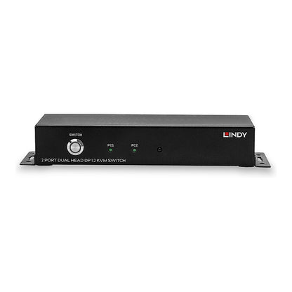 LINDY 2 Port Dual Head DisplayPort 1.2, KVM Switch