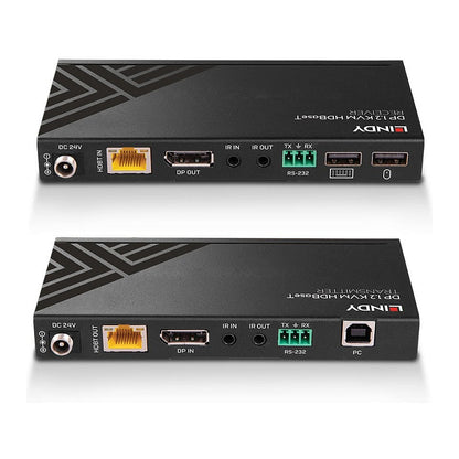 LINDY 150m Cat.6 Displayport &USB KVM HDBaseT Ext IR/RS232