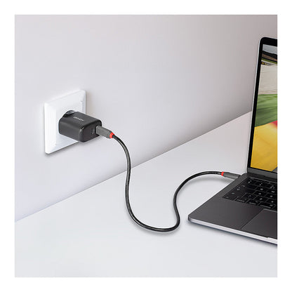 LINDY USB-C Ladegerät 2-Port GaN Charger 65W, schwarz