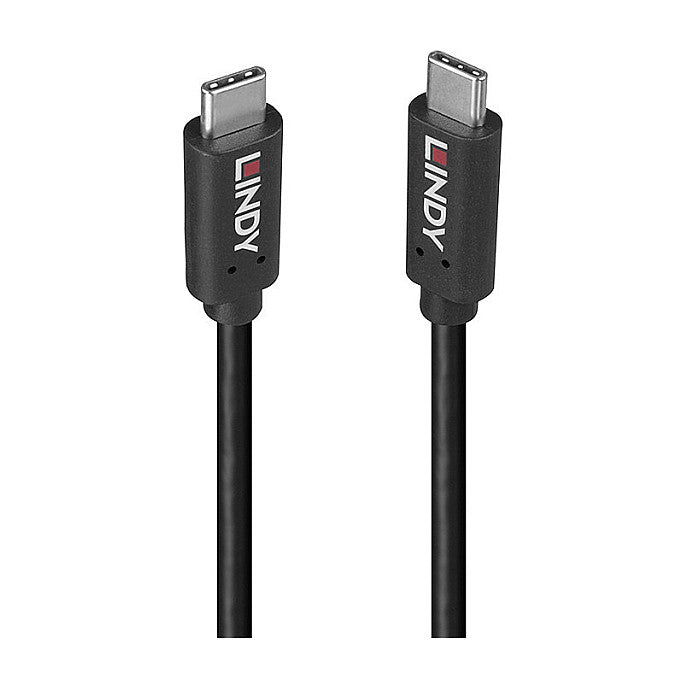 LINDY 0,5m USB 3.2 Typ C Kabel 20Gbit/s 100W PD GRS