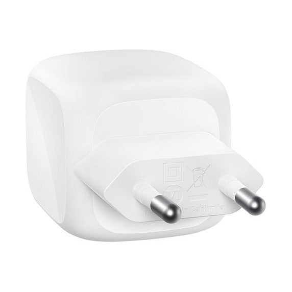 Belkin Ladegert Dual USB-C 50W PD PPS+1m Kabel WCH019kq1MWH-B6