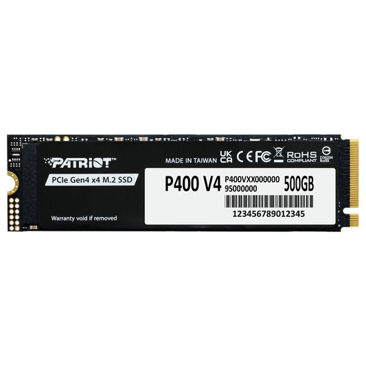 M.2 500GB Patriot P400 PCIe 4.0 5000/3000 Heatsink