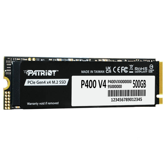 M.2 500GB Patriot P400 PCIe 4.0 5000/3000 Heatsink