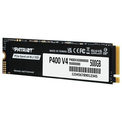 M.2 500GB Patriot P400 PCIe 4.0 5000/3000 Heatsink