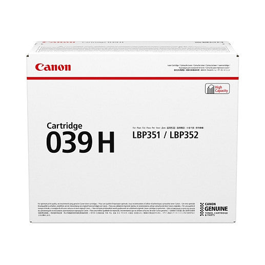 Canon Cartridge CRG-039H CRG039H Black Schwarz (0288C001)