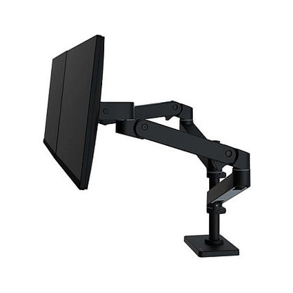 Tischhalterung für 2 Monitore übereinander je bis zu 24 Zoll, 1,8-10 kg, Constant Force Bewegungstechnologie, 10 Jahre Garantie