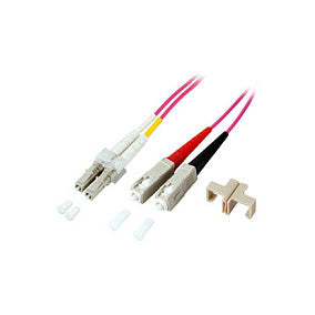EFB Duplex Patchkabel LC-SC 50/125 OM4 LSZH 2mm 2.0m violett