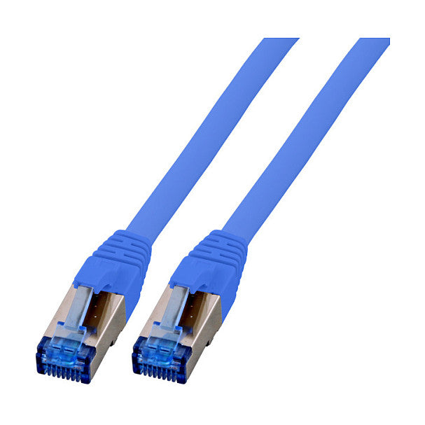 EFB RJ45 Patchk. S/FTP Cat.6A Cat7 TPE superflex 5.00m blau