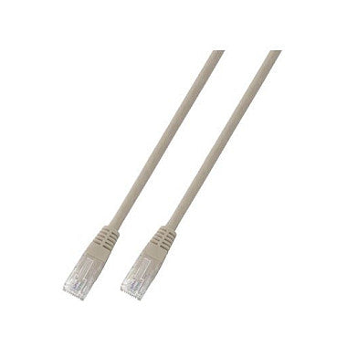 EFB RJ45 Patchkabel U/UTP, Cat.6, PVC, CCA, 10m, grau