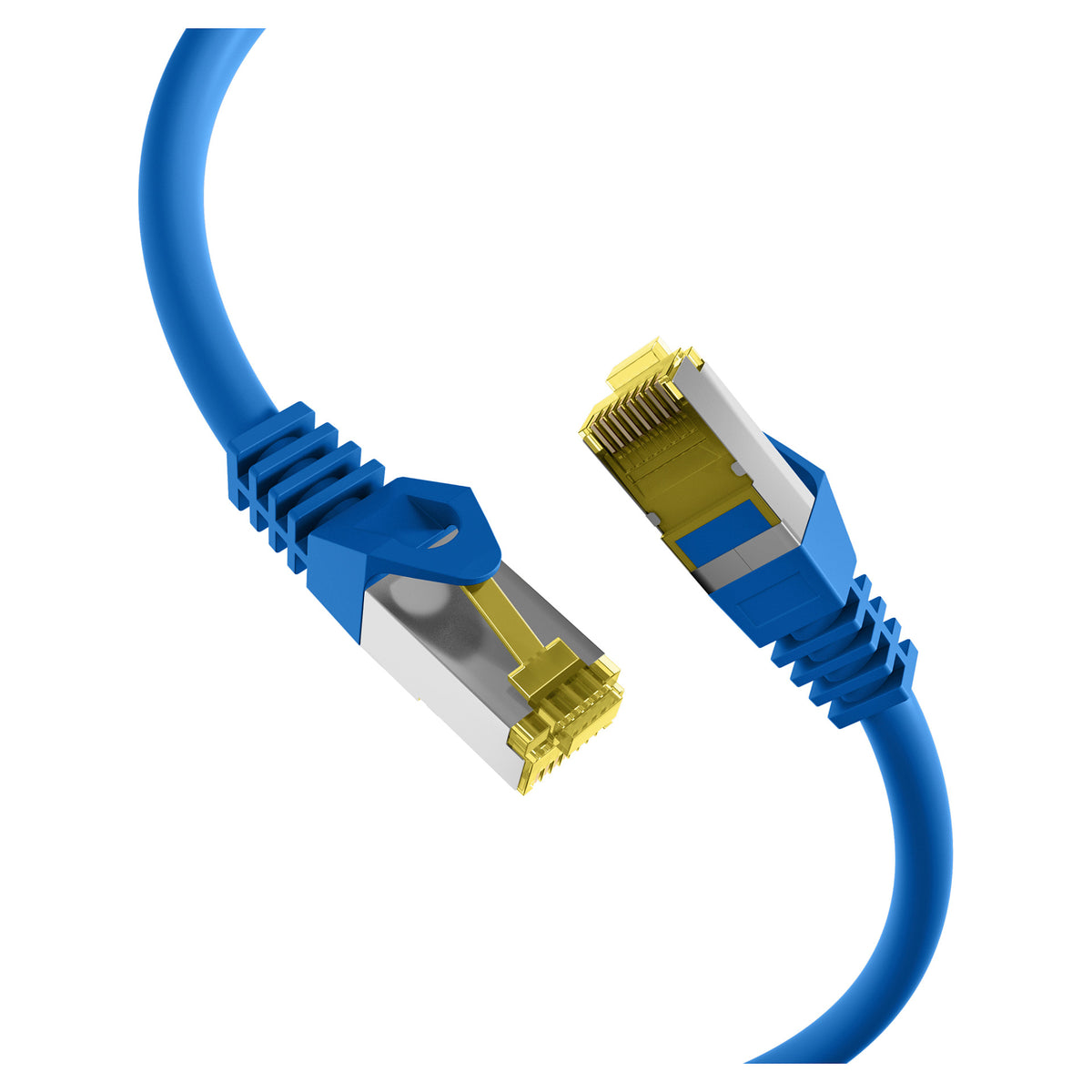 EFB RJ45 Patchkabel Cat.6A S/FTP LSZH Cat.7 Rohkabel blau