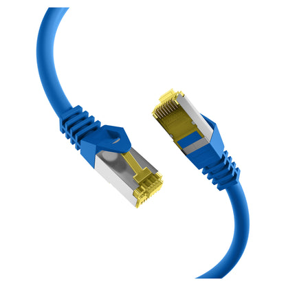 EFB RJ45 Patchkabel Cat.6A S/FTP LSZH Cat.7 Rohkabel blau