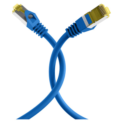 EFB RJ45 Patchkabel Cat.6A S/FTP LSZH Cat.7 Rohkabel blau