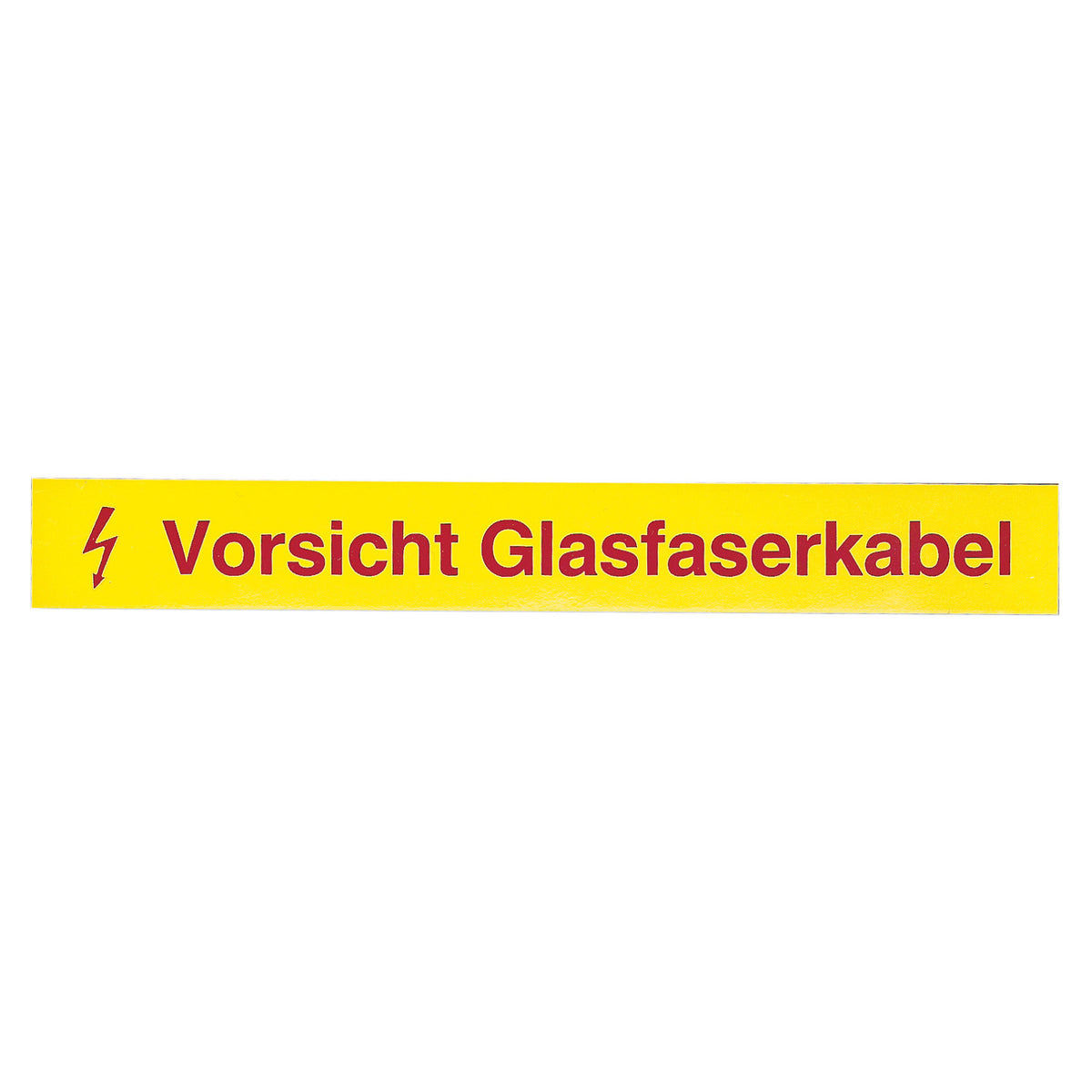 EFB 80361.1-50 LWL Kennzeichnungs- streifen Vorsicht Glasfaserkabel VPE50