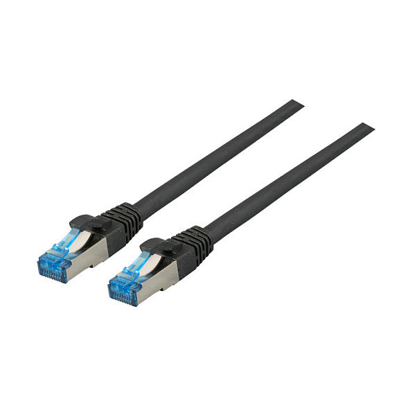EFB RJ45 Patchk. S/FTP Cat.6A Cat7 TPE superflex 3.00m schw