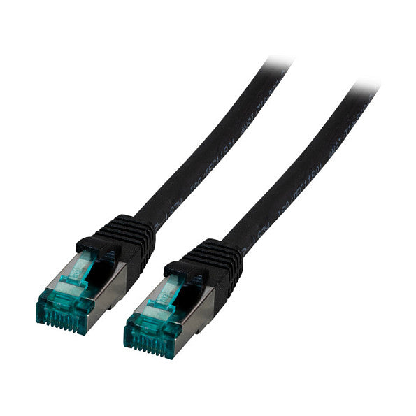 EFB RJ45 Patchkabel S/FTP Cat.6A LSZH 15.00m schwarz
