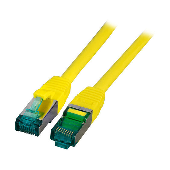 EFB RJ45 Patchkabel S/FTP Cat.6A LSZH 15.00m gelb