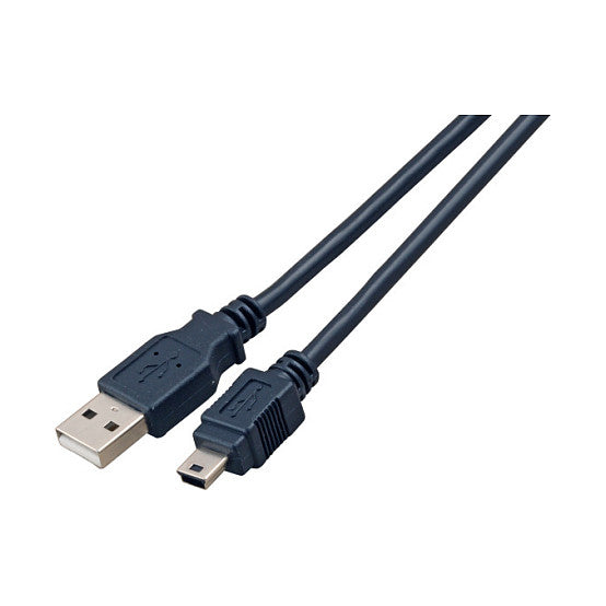 EFB USB2.0 Anschlusskabel A-Mini B 5polig St.-St. 5m schwarz Classic