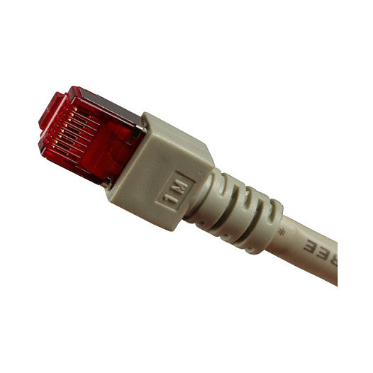 EFB RJ45 Patchkabel S/FTP Cat.6 LSZH 40m GRAU reines Kupfer Laengenaufdruck auf Knickschutztuelle patentiert