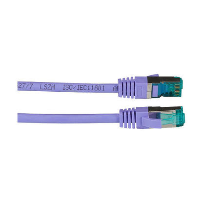 EFB RJ45 Patchk. S/FTP Cat.6A LSZH Cat.7 Rohk. 5.00m violet