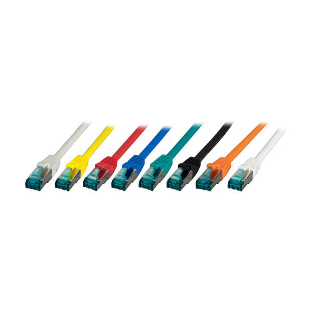 EFB RJ45 Patchk. S/FTP Cat.6A LSZH Cat.7 Rohk. 5.00m violet